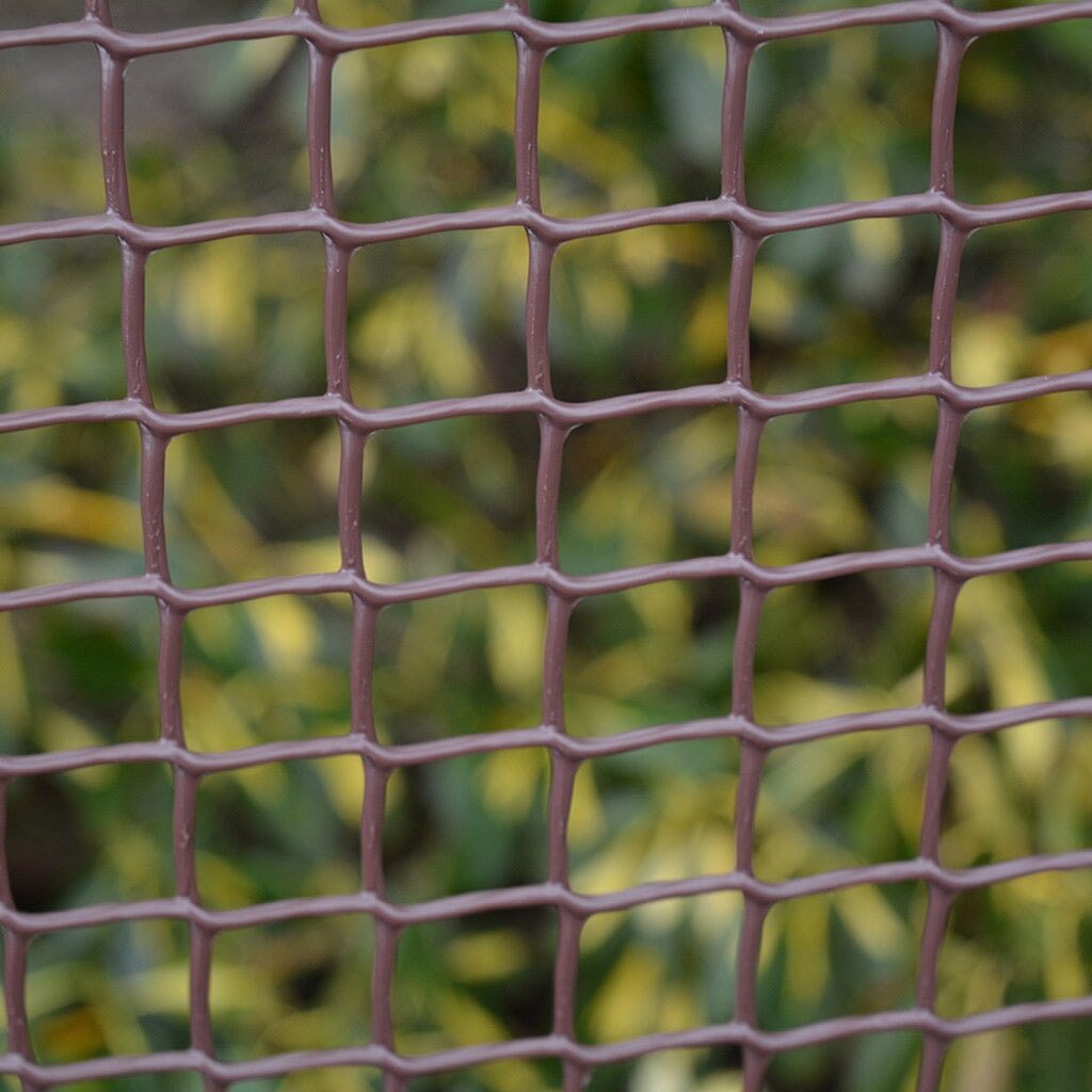 plastic mesh for climbing plants Brown Plastic Mesh