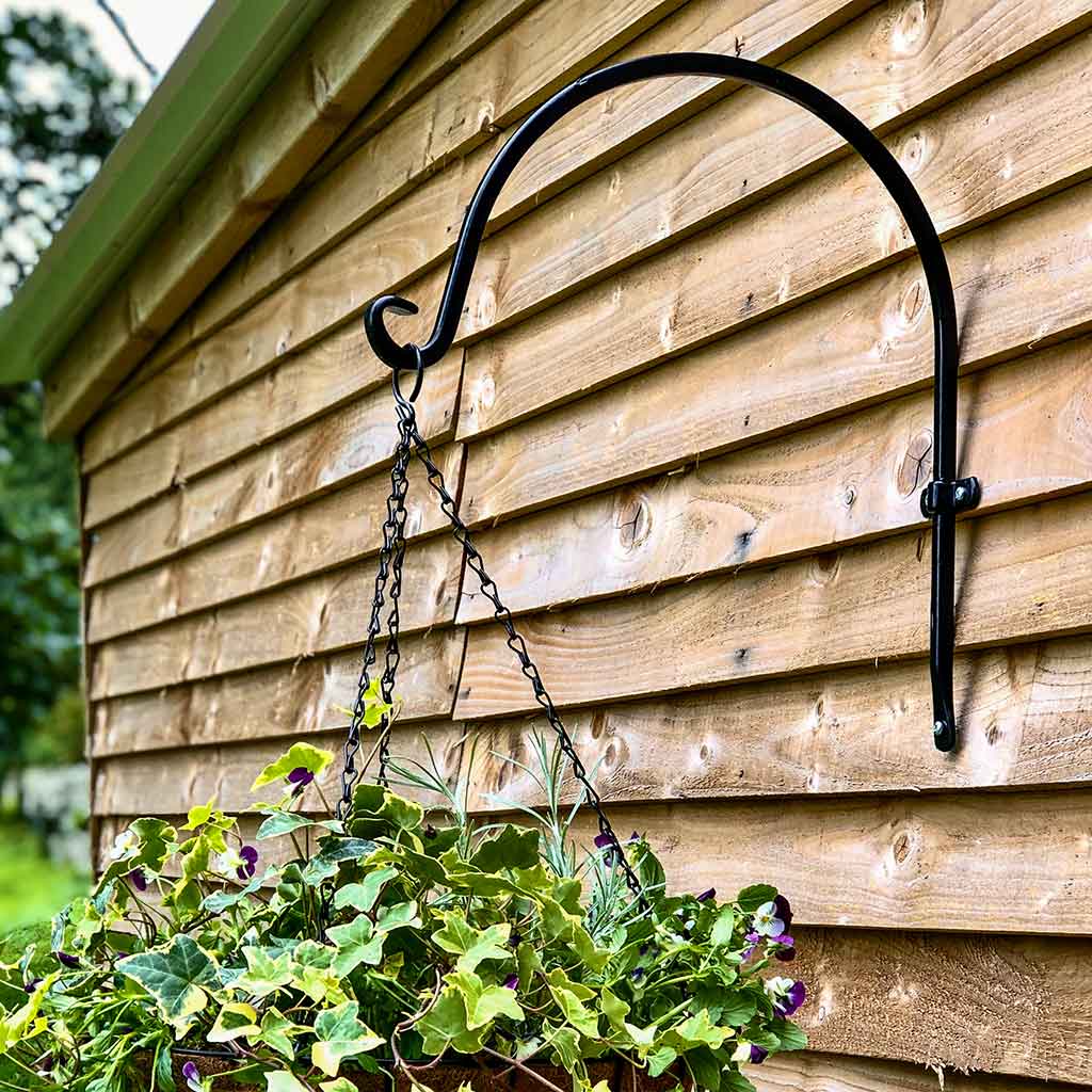 hanging plant hooks for fence Hanging Basket Arch Hook