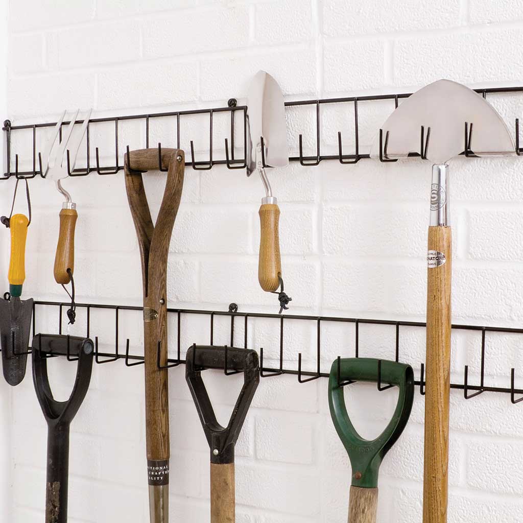 Yard tool store organizer