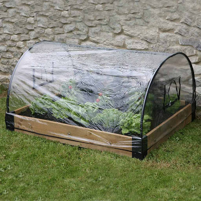 raised bed weather protection example 