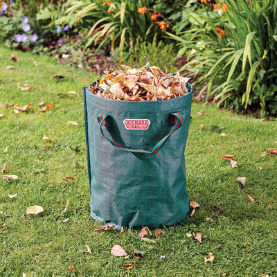 bos tip bag- agriframes filled with leaves