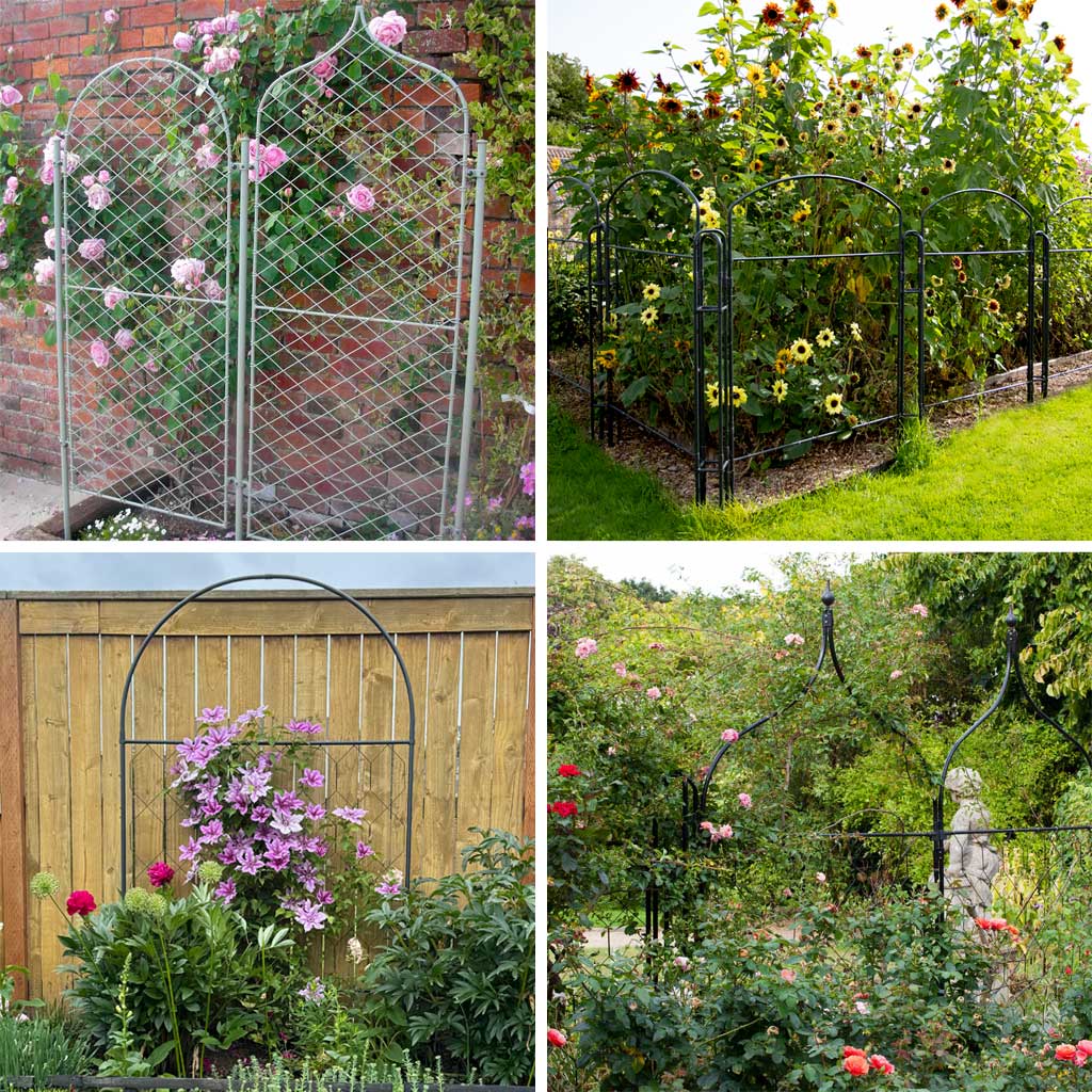 garden screen collage