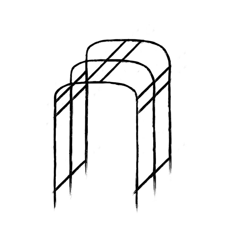 Monet Pergola - Wireframe