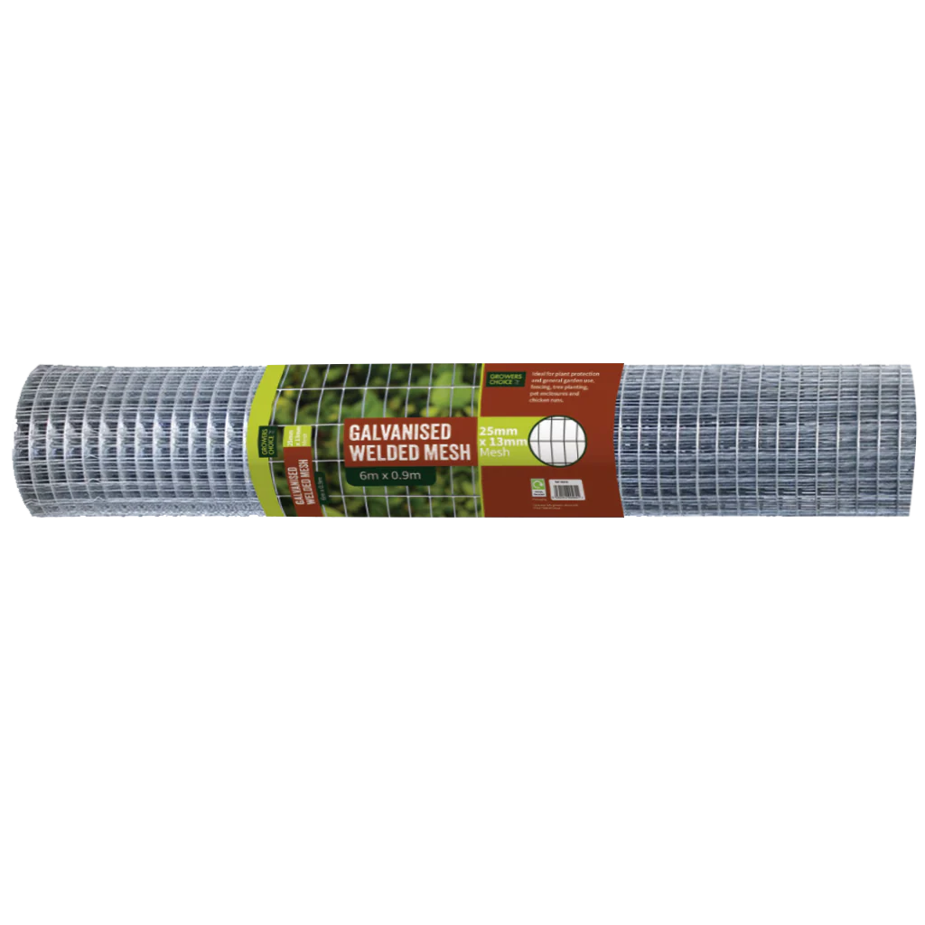 Galvanised Weld Net - 6m x 0.9m - 25mm x 13mm Net