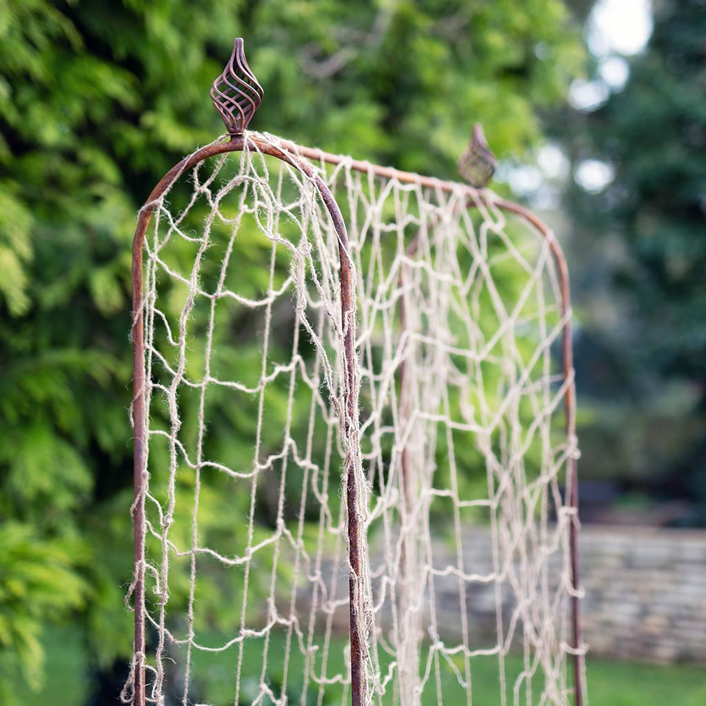 elegance runner bean frame single rustic