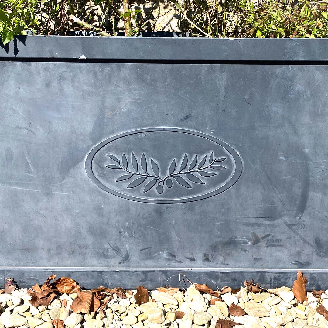 Tuscan Zinc Trough Planter