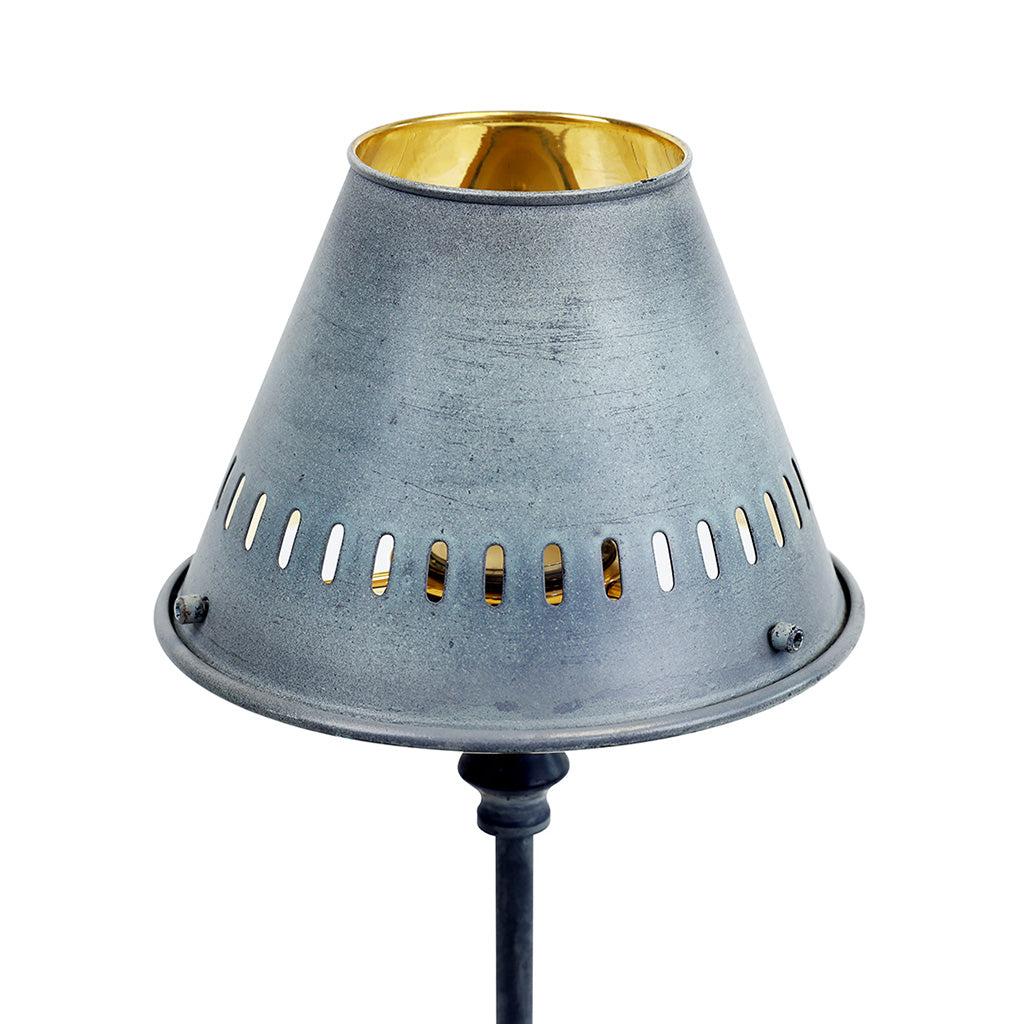 Mells Outdoor Tealight Lantern in Aged Iron Finish - detail