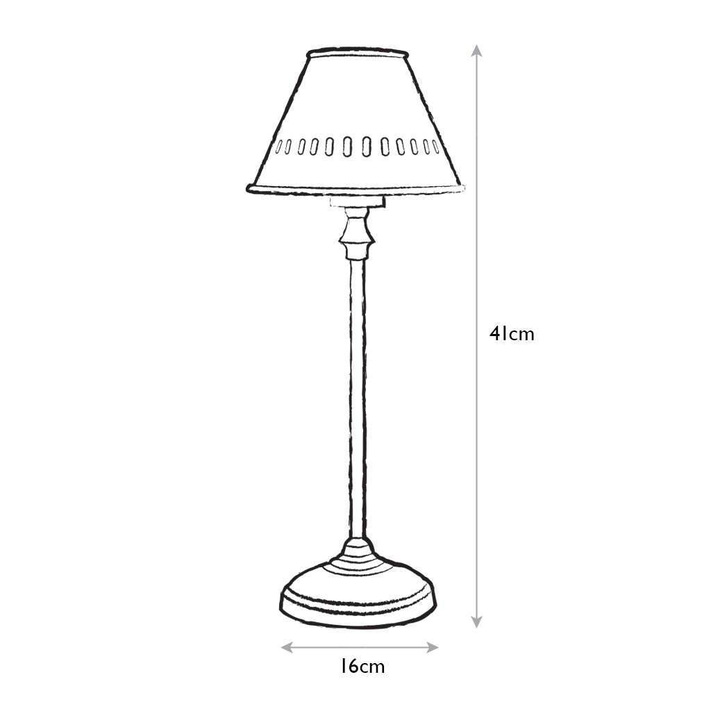 Mells Outdoor Tealight Lantern - Measurments
