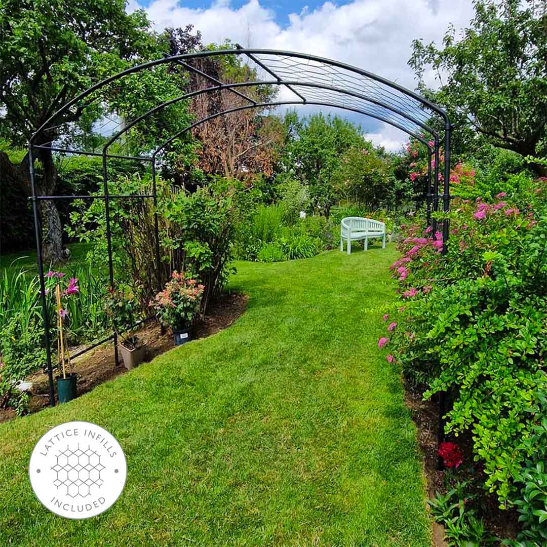 Monet Pergola With Lattice