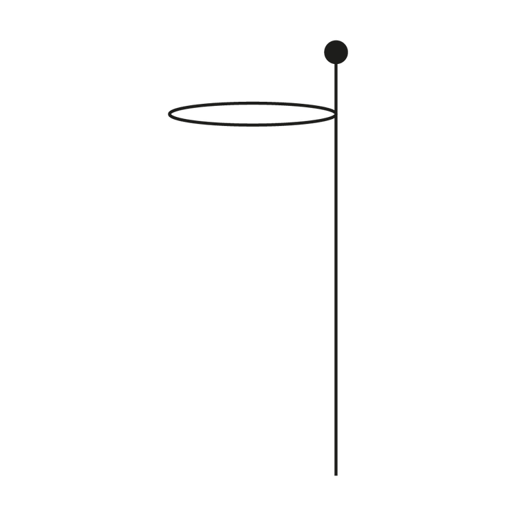 Hooped Plant Support - Wireframe