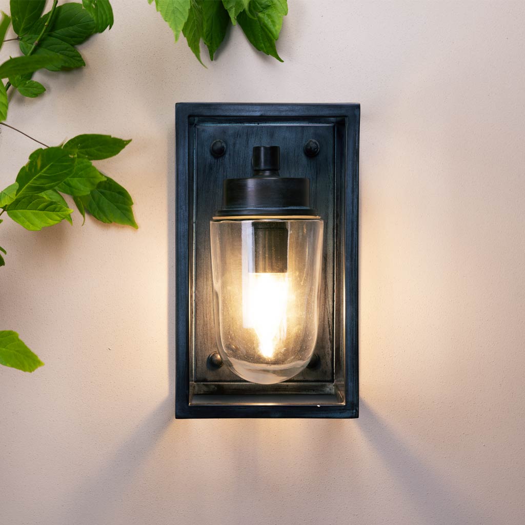 Sherborne Outdoor Open Box Lantern in Vintage Copper FInish