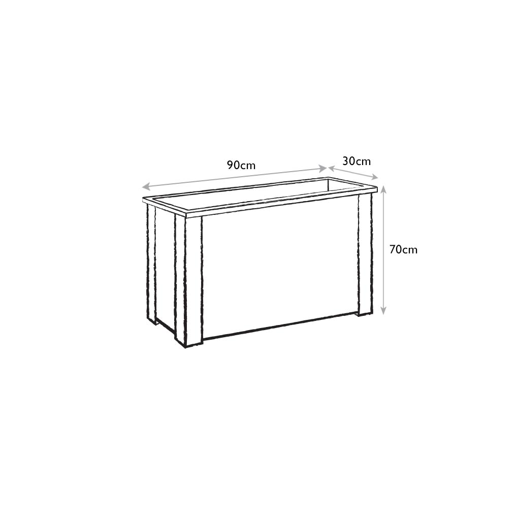 Vintage Zinc Trough Measurements
