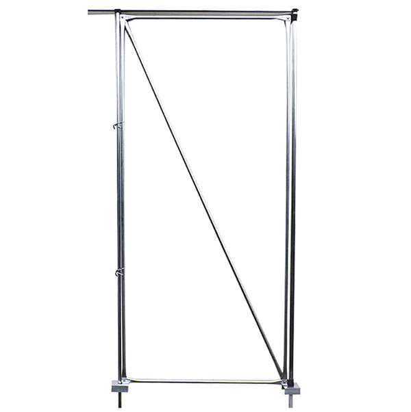 Additional Aluminium Walk-in fruit Cage Door - Wireframe