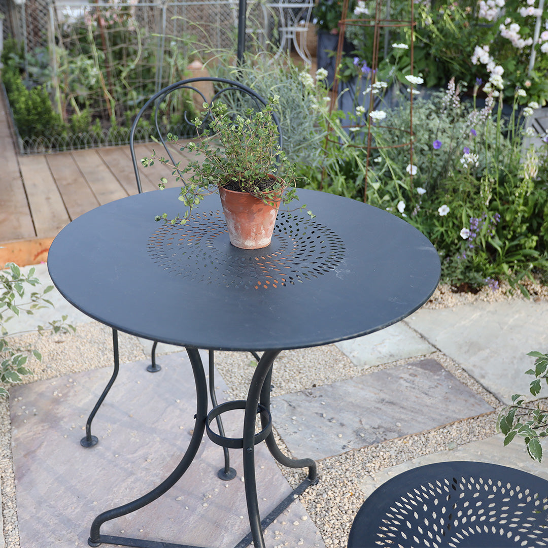 Black Bistro Set Agriframes Furniture 