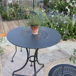 Black Bistro Set Agriframes Furniture 