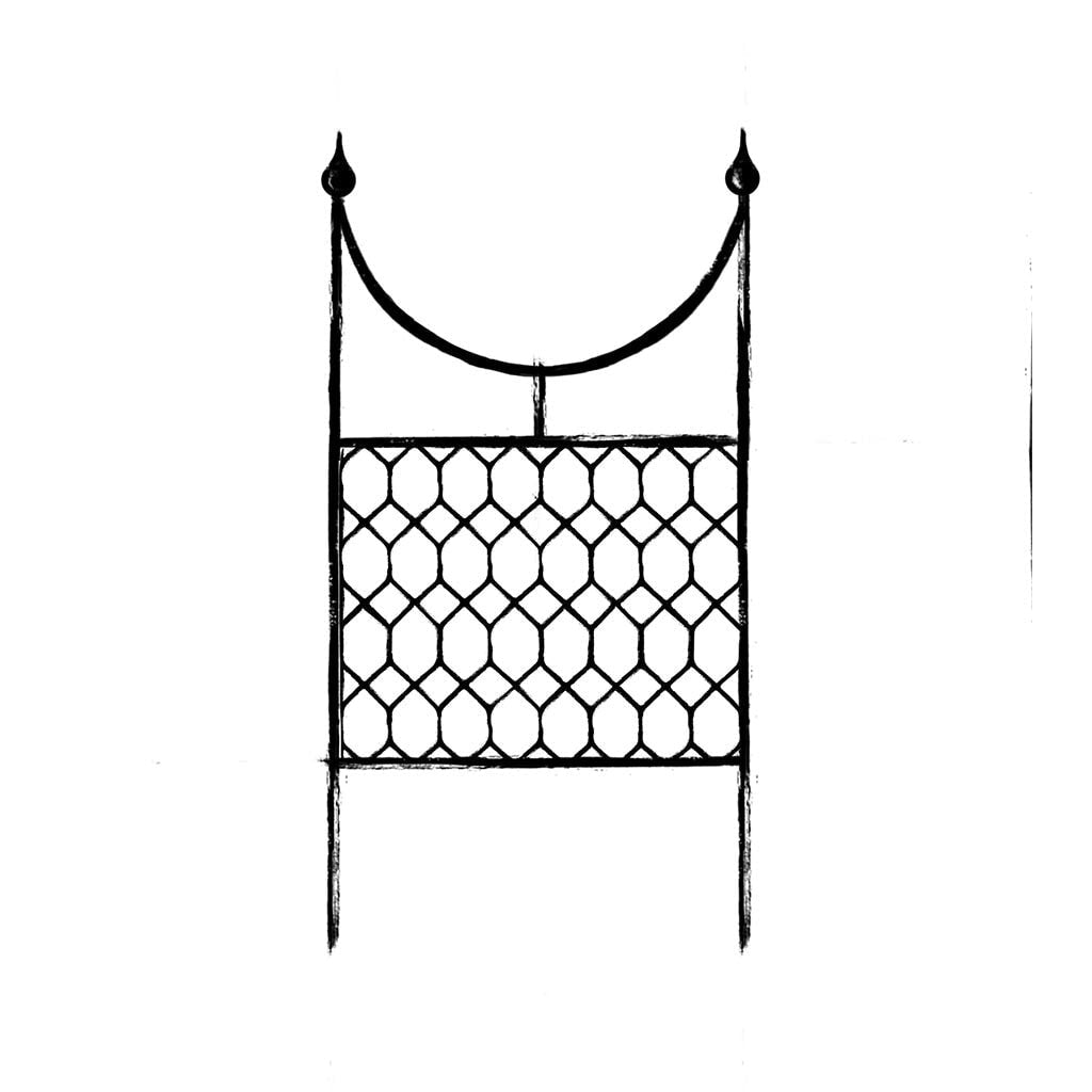 Line drawing of the agriframes byzantine screen