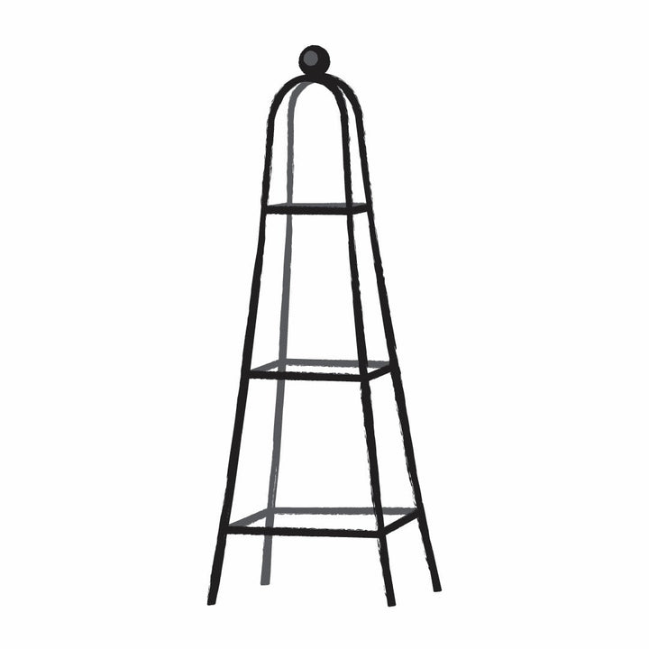 Line drawing of the Agriframes Classic Square Obelisk