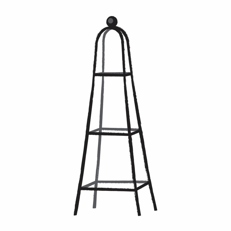 Classic Square Obelisk - Wireframe