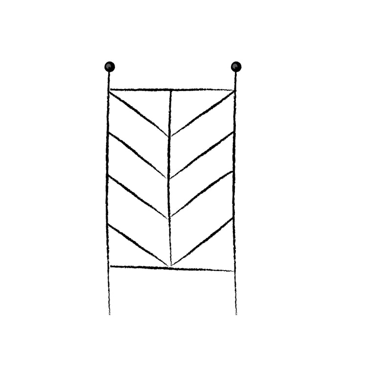 Deco Panel Plant Support - Wireframe