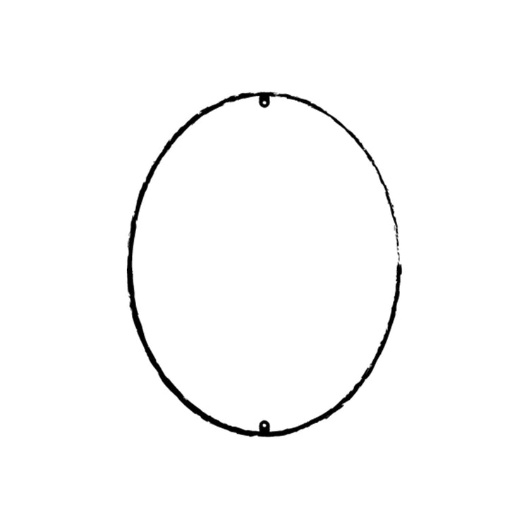 Elegance Oval Wall Trellis (Pack of 6) - Wireframe