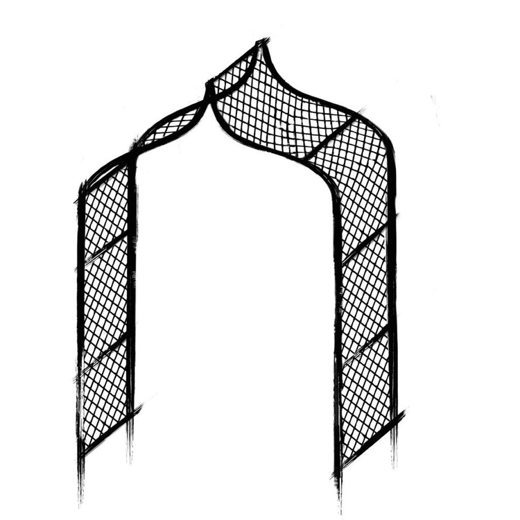 Elegance Gothic Arch - Wireframe