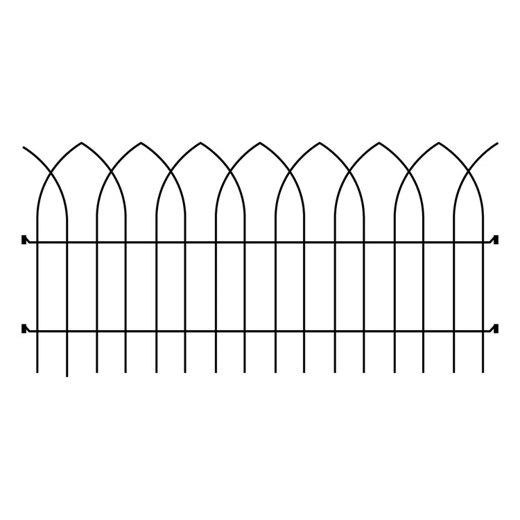 Gothic Lawn & Border Edging - Wireframe