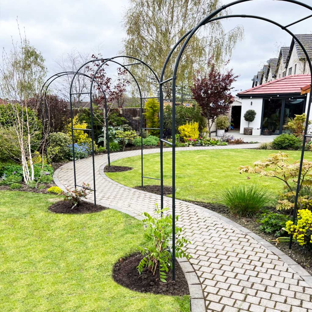 Multiple round Archs along a path