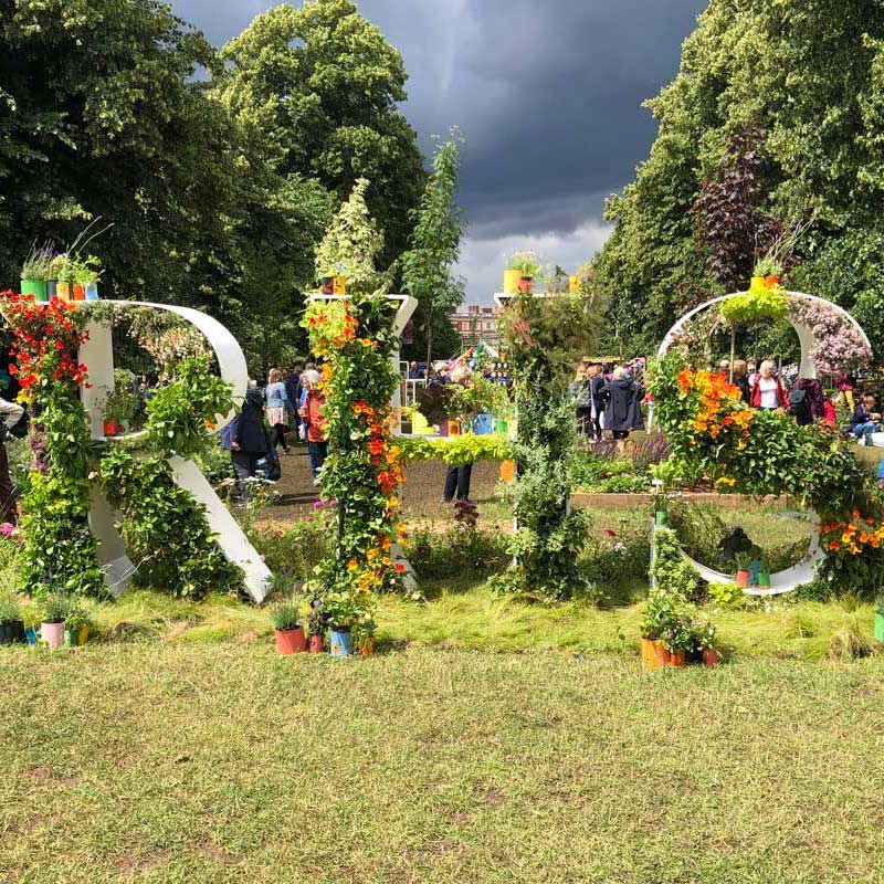 RHS flower display