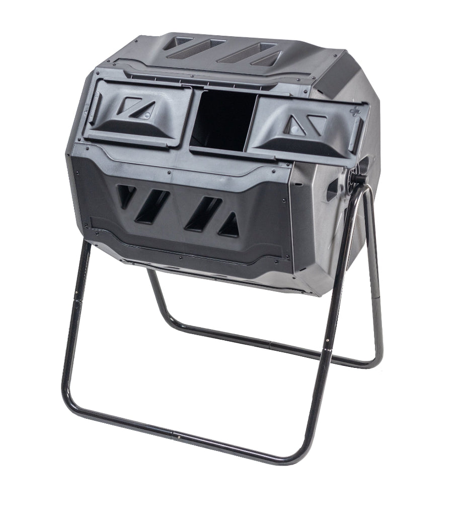 Rotating Composter on a white background