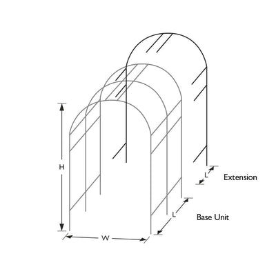 Round Pergola With Lattice