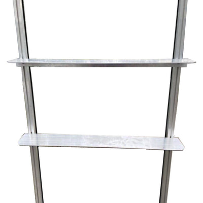 Thin Aluminium Decorative Shelves - Set of 2