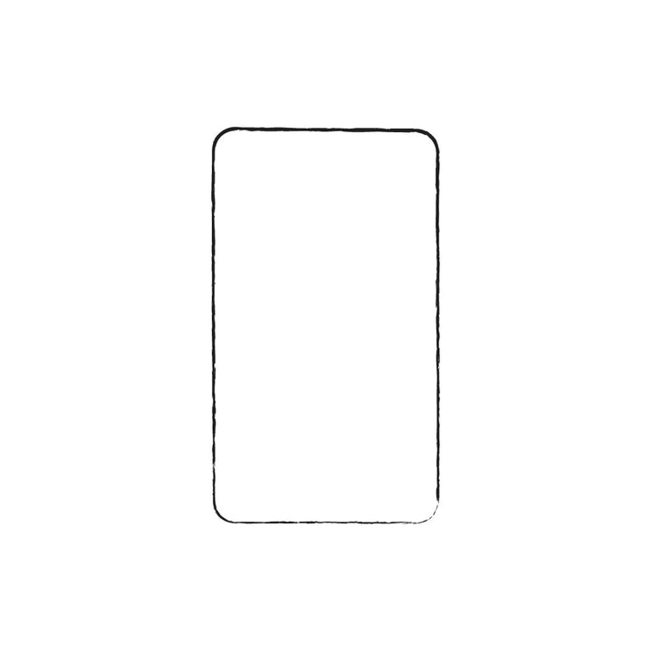 LIne drawing of the steel walk in fruit cage door 