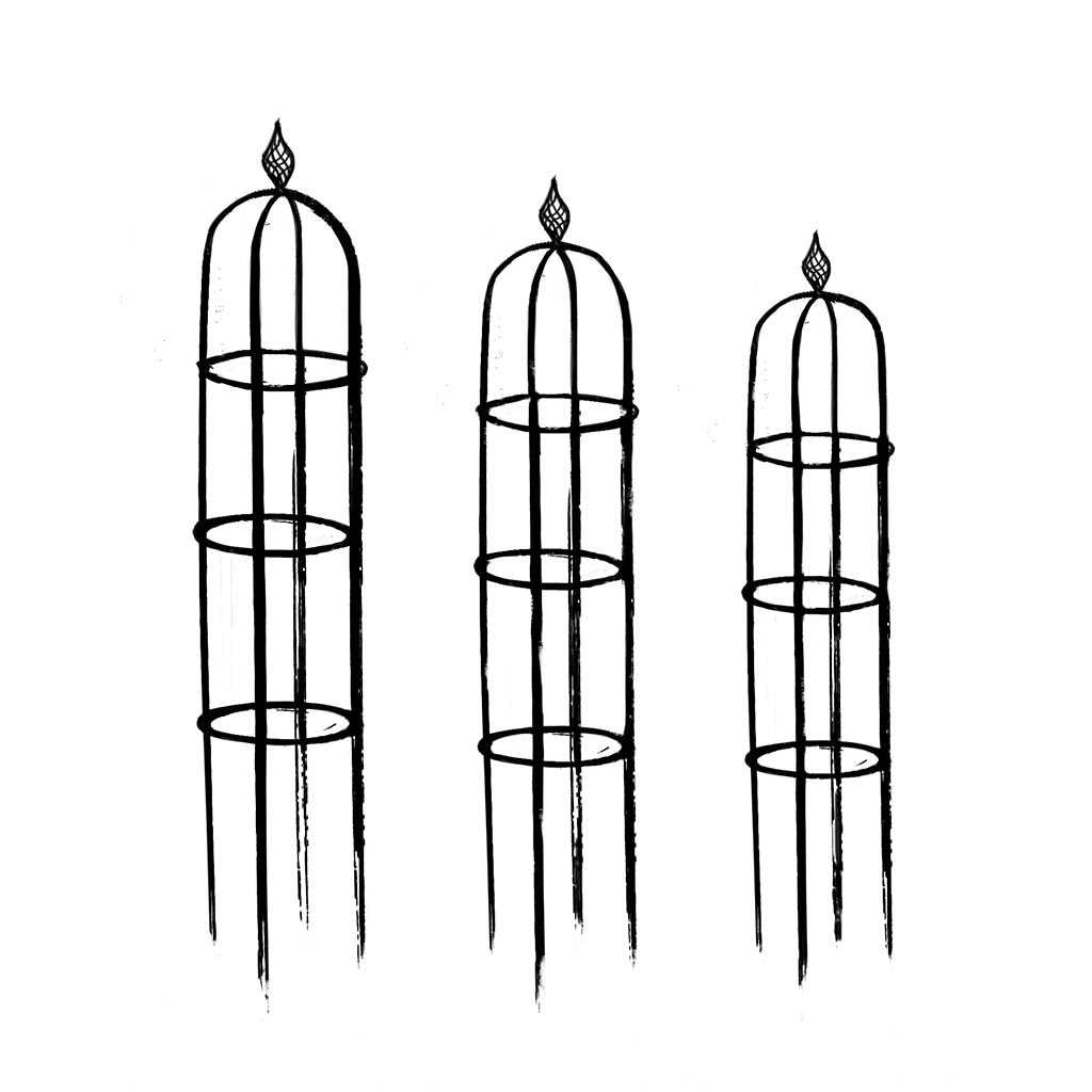 Elegance Obelisk - Set of 3 - S/M/L