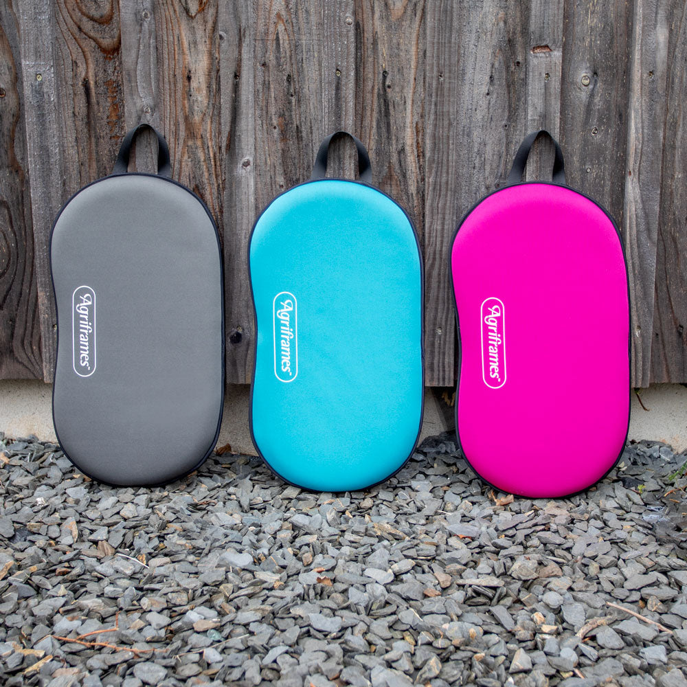 garden kneelers in three different colours