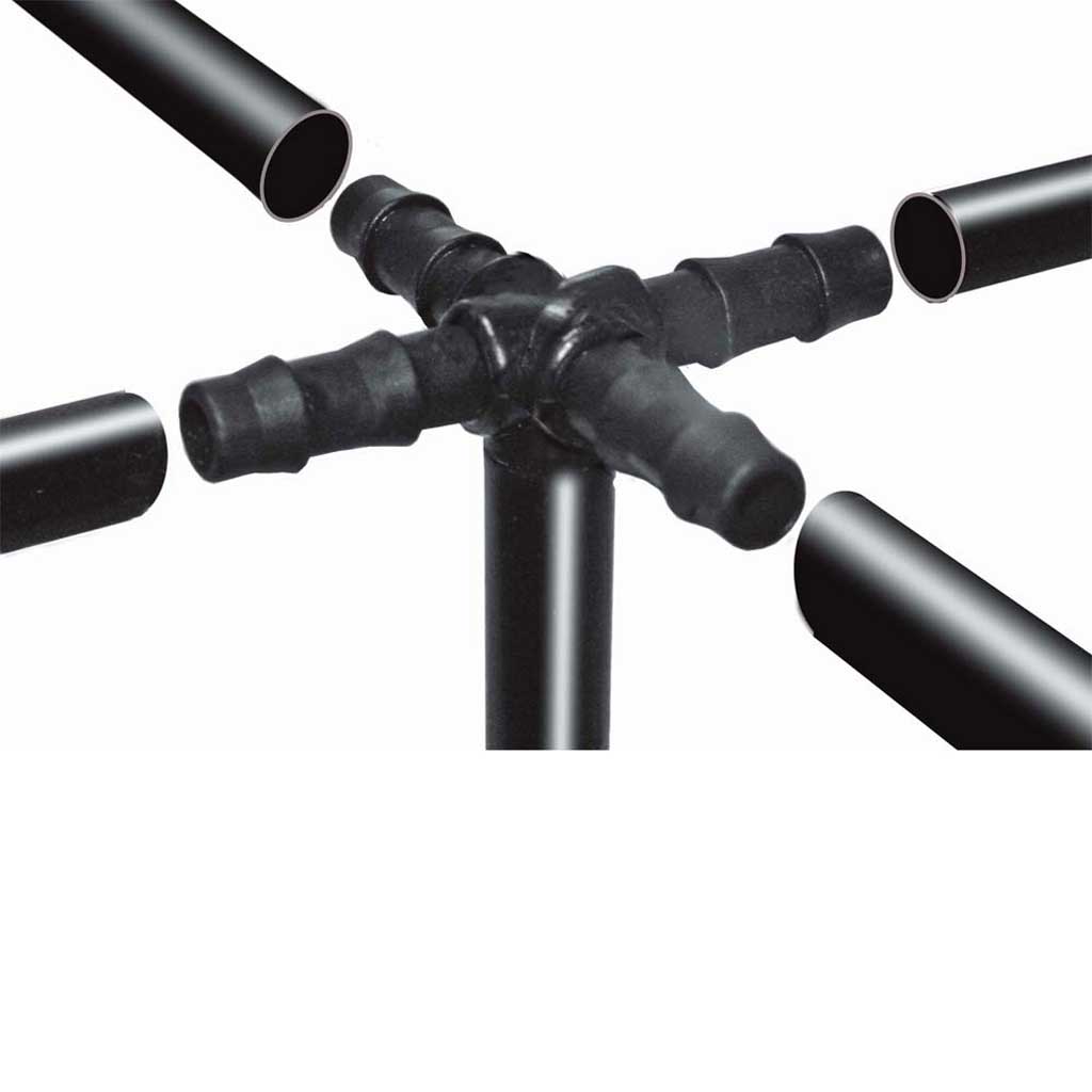 DIY Crop Cage- 5 part join agriframes