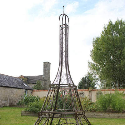 Eiffel tower plant frame square image 