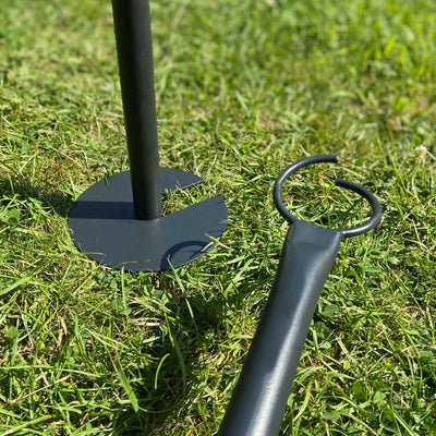 Festoon Light Pole - Matt Black (2.3m) | Agriframes