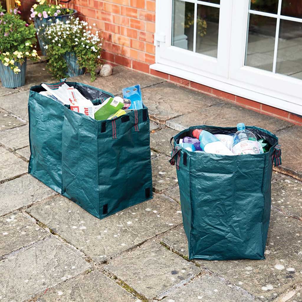 Recycling Blue Garden Refuse Bags Garden Waste Bag 82L Refuse