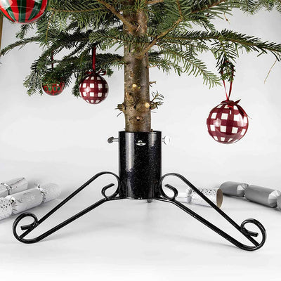 Traditional Christmas Tree Stand 4" - Black