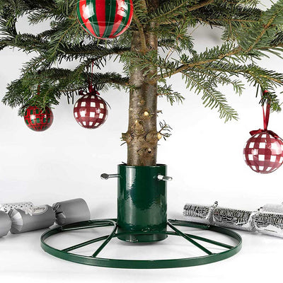 Contemporary Christmas Tree Stand 4" - Green