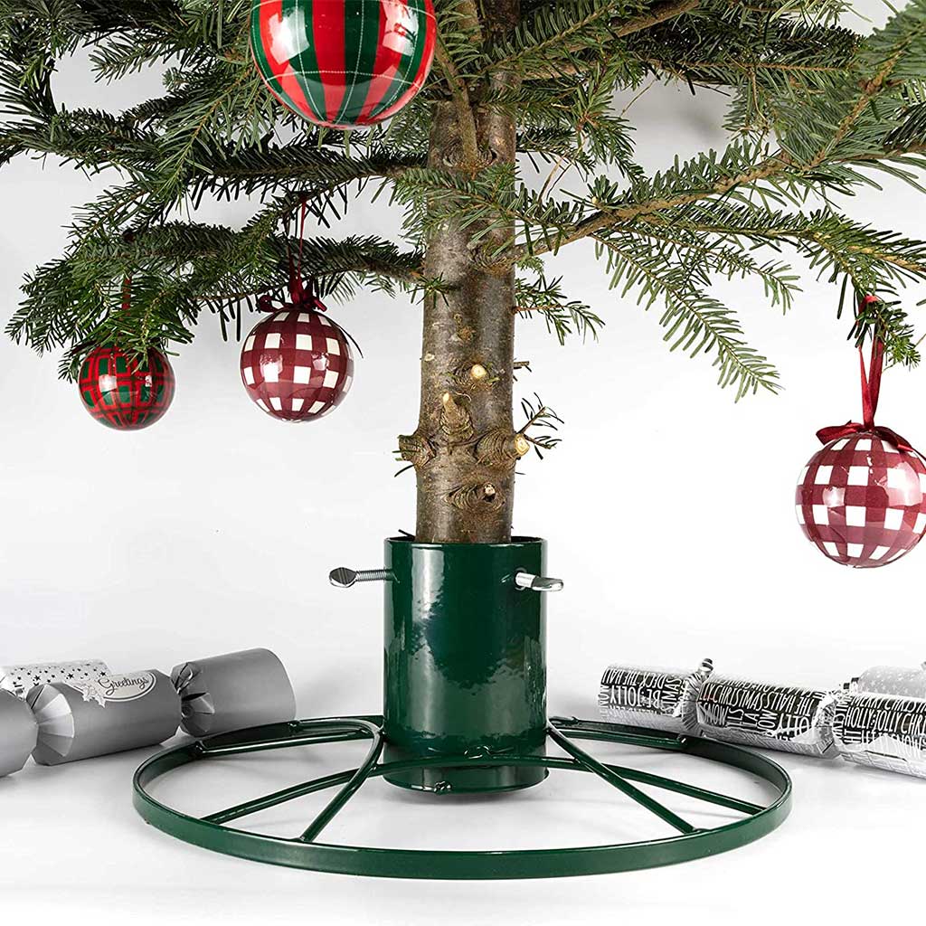 Contemporary Christmas Tree Stand 5" - Green
