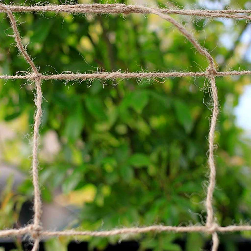 jute netting close up 