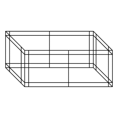 mini crop cage- line drawing