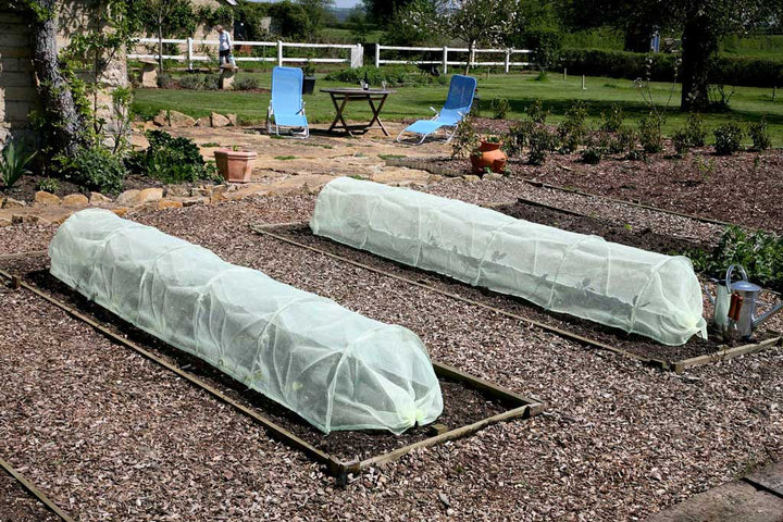 Easy micromesh tunnel pair in garden 