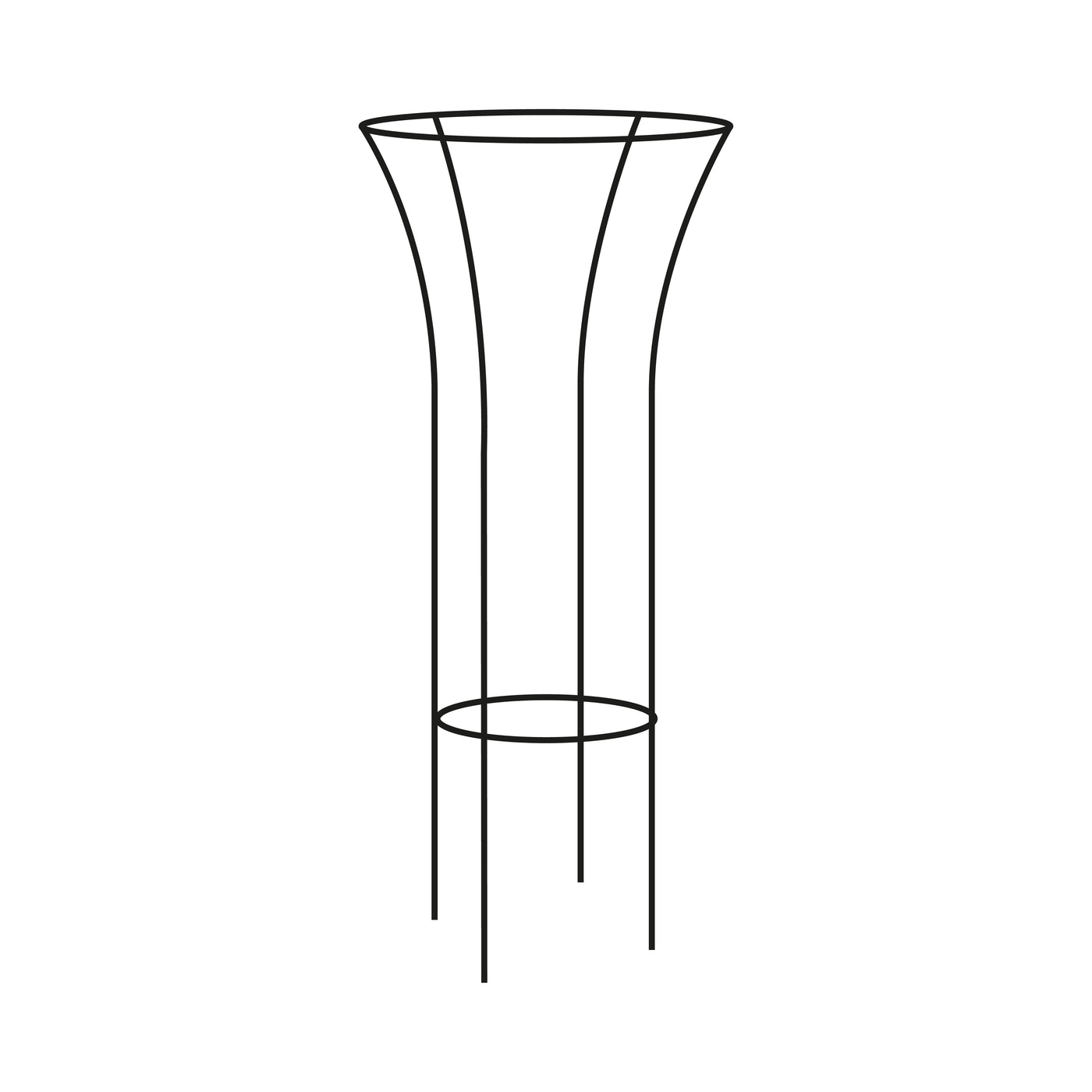 Tall Fluted Plant Support