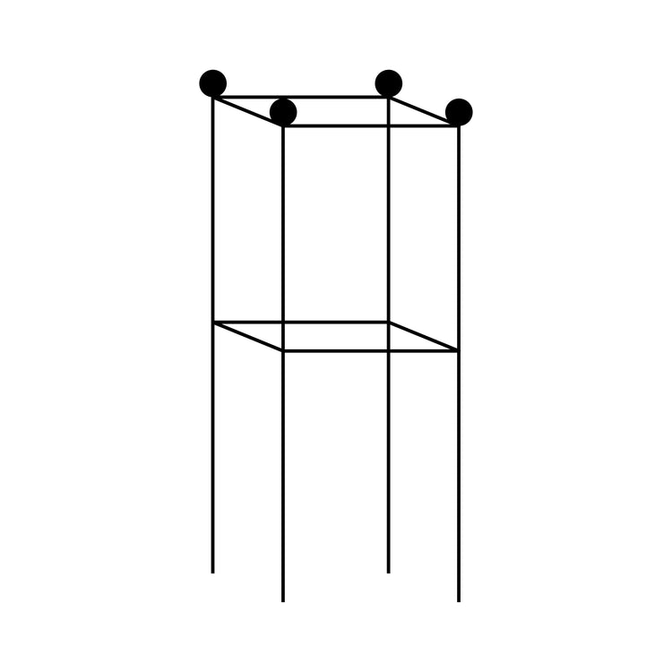 Tower Tall Plant Support - Set of 3 - S/M/L - Wireframe
