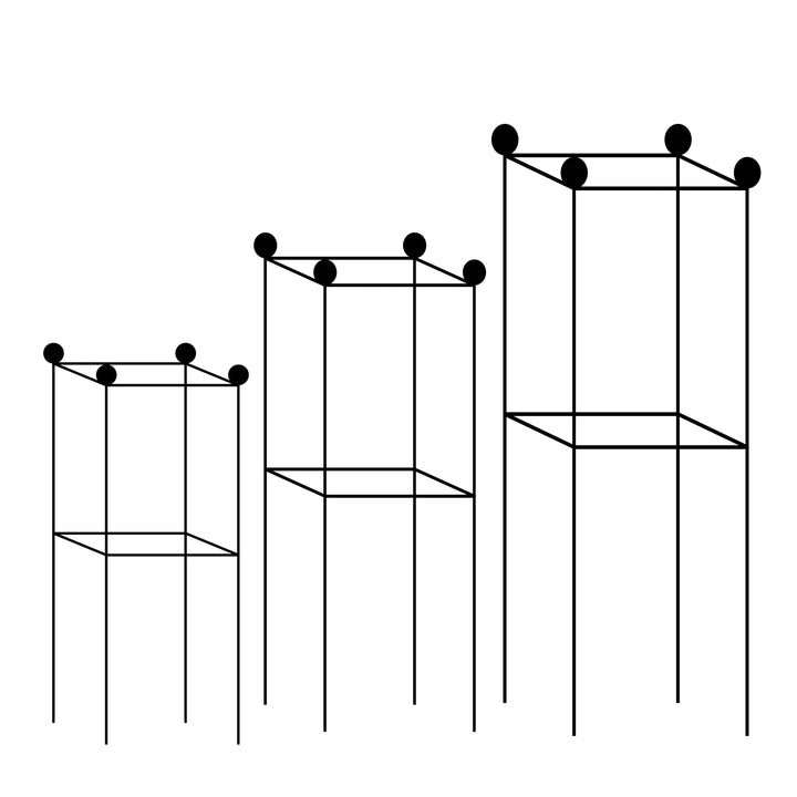 Tower Tall Plant Support - Set of 3 - S/M/L