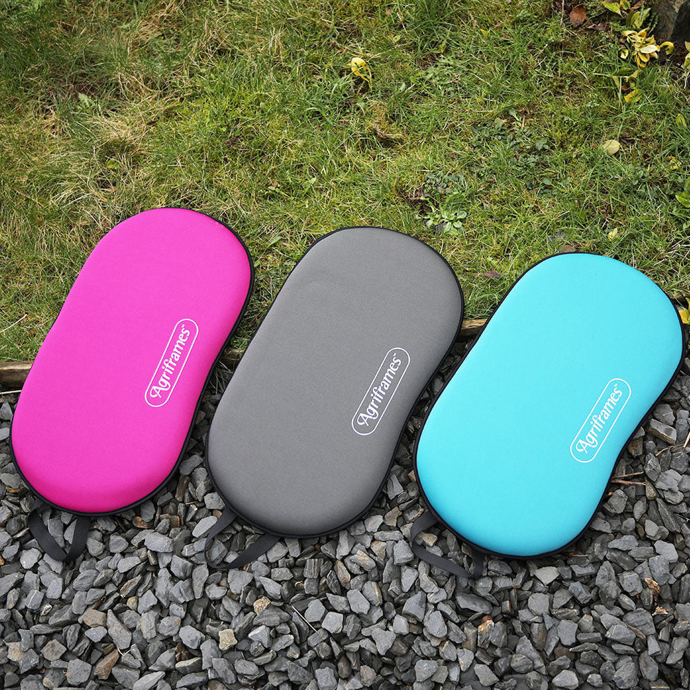 garden kneelers in three different colours