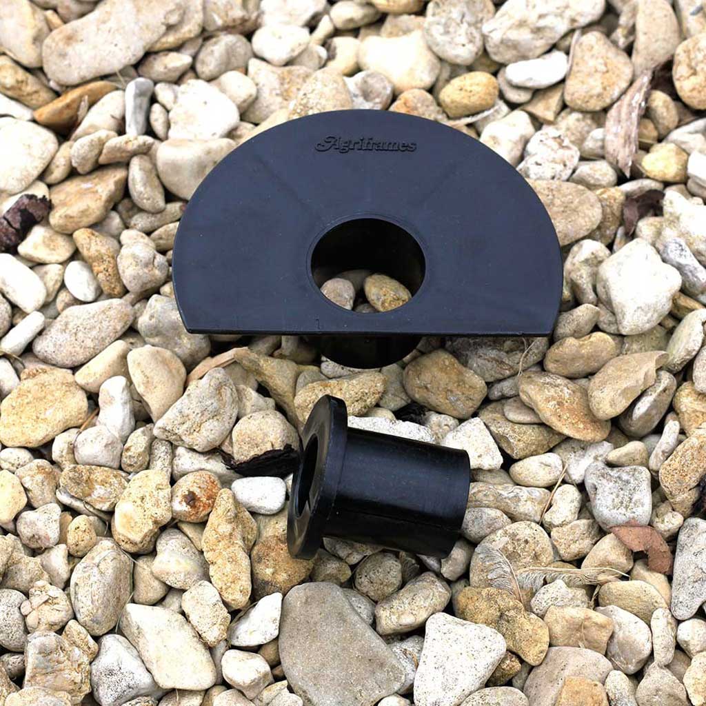 Base Plate-on pebbles- agriframes