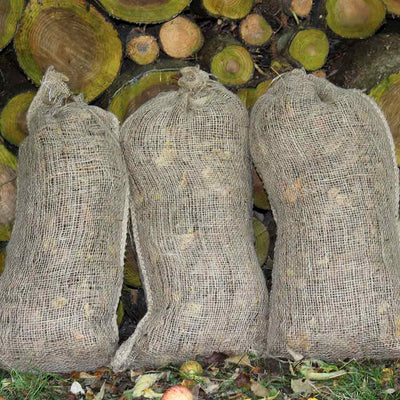 composting sacks 3 pack in use 